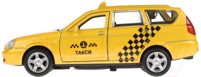 Автомобиль игрушечный Технопарк Lada 2171 Priora Такси / PRIORAWAG-12TAX-YE