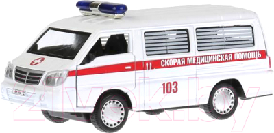 Автомобиль игрушечный Технопарк Микроавтобус Скорая / FY6000-AMB-SL