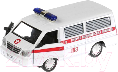 Автомобиль игрушечный Технопарк Микроавтобус Скорая / FY6000-AMB-SL