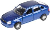Масштабная модель автомобиля Технопарк Lada Priora Хэтчбек / SB-18-22-LP(BU)WB (синий) - 