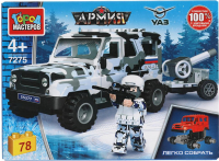 

Конструктор Город мастеров, Uaz Hunter с пушкой / SB-7275