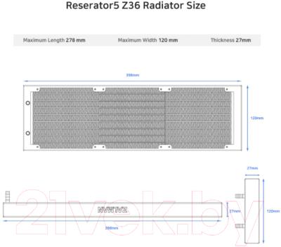 Кулер для процессора Zalman Reserator 5 Z36 (черный)