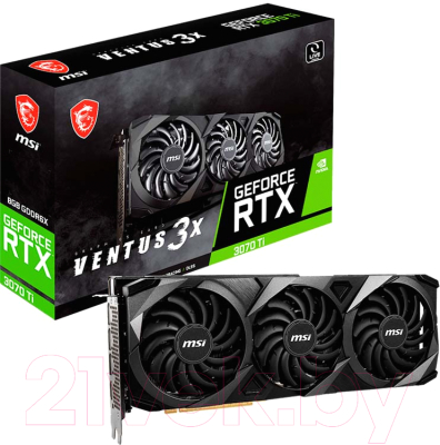 Видеокарта MSI GeForce RTX 3070 Ti Ventus 3X 8G OC