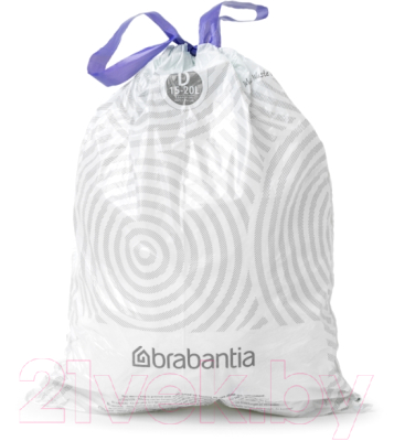 Пакеты для мусора Brabantia PerfectFit D в рулоне 15-20л / 138126 (10шт)