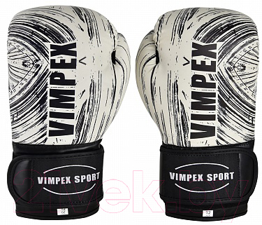 Боксерские перчатки Vimpex Sport 3092 (10Oz, серый)
