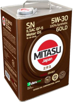 Моторное масло Mitasu Gold 5W20 / MJ-100-6 (6л) - 