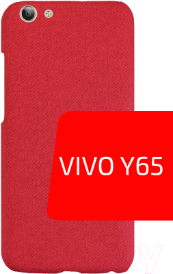 Чехол-накладка Volare Rosso Velvet Series для Vivo Y65 (красный)