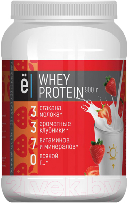 Протеин Ёбатон Whey Proteine (900г, клубника)