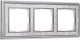 Рамка для выключателя Werkel W0031431 (хром/белый) - 