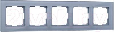 Рамка для выключателя Werkel W0051115 (серый/стекло)