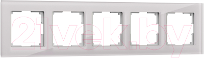 Рамка для выключателя Werkel W0051117 (дымчатый/стекло)
