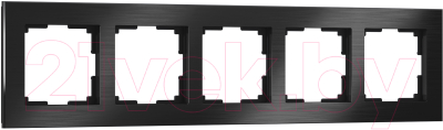 Рамка для выключателя Werkel W0051708 (черный алюминий)