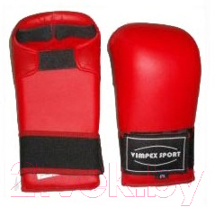 Перчатки для карате Vimpex Sport 1530 (S, красный)