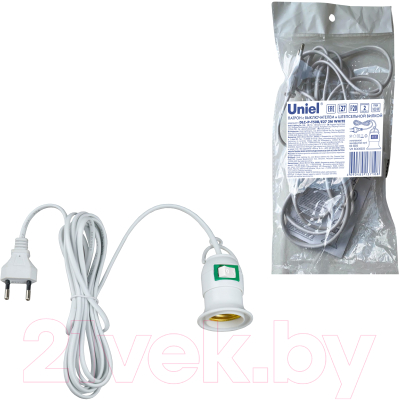 Электропатрон Uniel DLC-P-T50B/E27 2M / UL-00007434