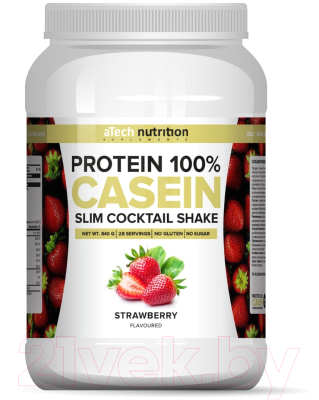 Протеин Atech Nutrition Casein Protein (840г, клубника)