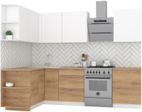 

Готовая кухня, Микс Топ-13 2.1x1.5м левая
