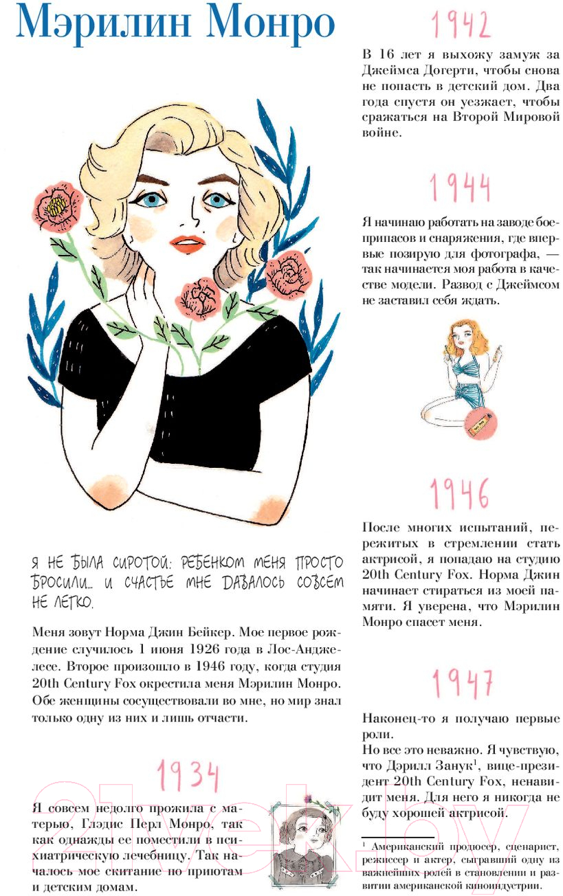 Нехудожественная книга Эксмо Мэрилин Монро. Графический роман (Хессе М.) — фото 3