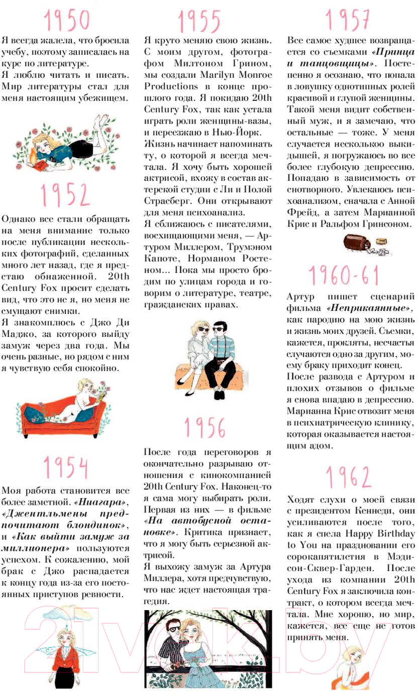 Нехудожественная книга Эксмо Мэрилин Монро. Графический роман (Хессе М.) — фото 4