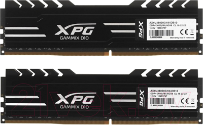 Оперативная память DDR4 A-data XPG Gammix D10 (AX4U36008G18I-DB10)