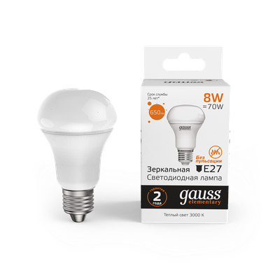 

Лампа, Elementary E27 8W 3000К / 63218