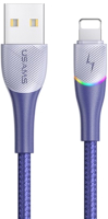 Кабель Usams U77 USB2.0 AM - Lightning / SJ541USB02 (1.2м, синий) - 