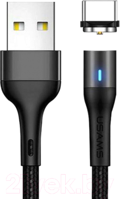 Кабель Usams U32 USB2.0 AM - Lightning / SJ352USB01 (1м, черный)