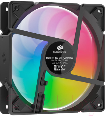 Набор вентиляторов для корпуса SilentiumPC Stella HP ARGB 120 KITx3 / SPC287