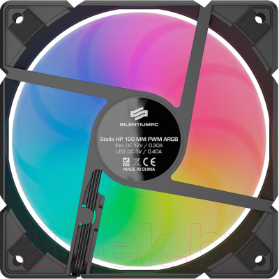 Набор вентиляторов для корпуса SilentiumPC Stella HP ARGB 120 KITx3 / SPC287