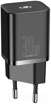 Адаптер питания сетевой Baseus Super Si Pro 1С 30W / CCSUP-J01 (черный)
