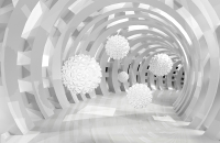 

Фотообои бесшовные Citydecor, Тоннель Шары 3D
