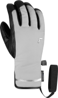 Перчатки лыжные Reusch Explorer Pro R-Tex PCR Lady Glacier / 6131201-6592 (р-р 7.5, Grey/Black) - 