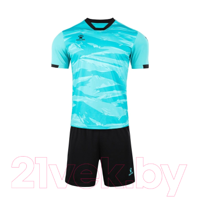 Футбольная форма Kelme Short Sleeve Football Suit / 8151ZB1003-368 (2XL, бирюзовый)