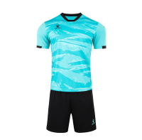 Футбольная форма Kelme Short Sleeve Football Suit / 8151ZB1003-368 (3XL, бирюзовый) - 