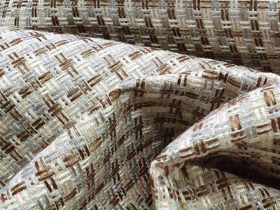 Кресло мягкое Mebelico Амиса 306 / 110062 (корфу 02/кант микровельвет коричневый)