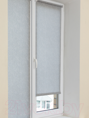 Рулонная штора АС МАРТ Джерси 120x160 (серый)