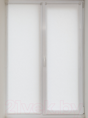 Рулонная штора АС МАРТ Джерси 120x160 (белый)