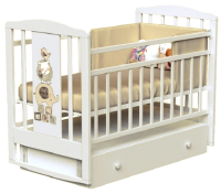 

Детская кроватка VDK, Dream Animals маятник и ящик