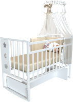 

Детская кроватка VDK, Mini Loft 3D поперечный маятник Good Night