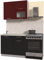 

Готовая кухня Интерлиния, Мила Пластик 1.0 В