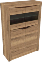 

Шкаф с витриной SbkHome, Гарда / 31615