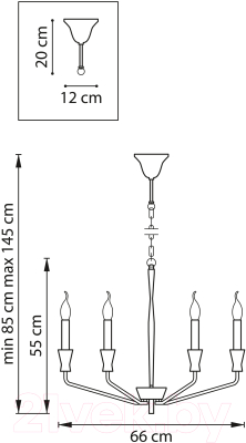 Люстра Lightstar Ragno 732167 (SD1735/6)