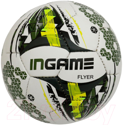 Футбольный мяч Ingame Flyer IFB-105 (белый/желтый)