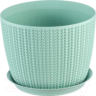 Изображение товара Кашпо Idea Вязание М3121 (фисташковый)