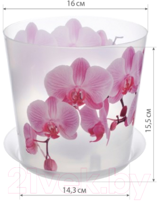 Изображение товара Кашпо Idea Деко М3106 (орхидея)
