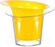Кашпо Idea Адель М3104 (желтый прозрачный) - 