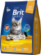 Сухой корм для кошек Brit Premium Cat Sterilized Duck & Chicken / 5049318 (400г) - 