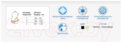 Бандаж дородовой Польза м.0601 (р.1, бежевый)