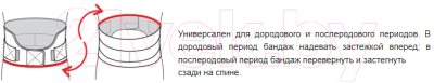 Бандаж дородовой Польза м.0601 (р.1, бежевый)