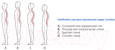 Корректор осанки Польза 0506 (р.1, черный)