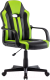 Кресло геймерское Brabix Stripe GM-202 / 532511 (экокожа, черный/зеленый) - 